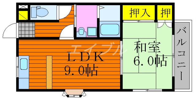 ハピネス21の間取り