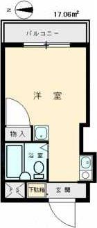 川口市中青木のマンションの間取り