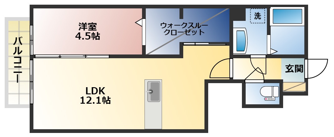 クレアベフの間取り