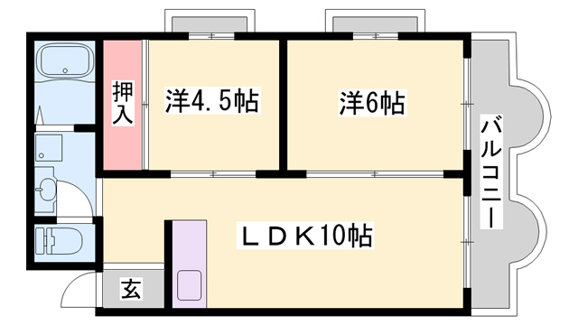 メゾン手柄の間取り