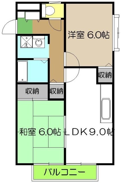 カーサ１５０　Ｂ棟の間取り