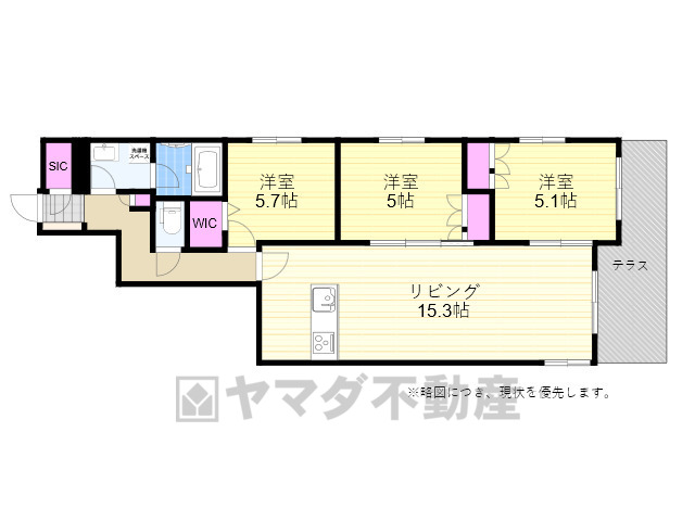 Solail Flora 千里丘（BORIKIせんりおか）の間取り