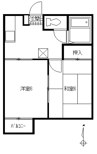 メゾンジュネスの間取り