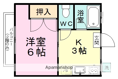 シティハイム・松ヶ丘の間取り