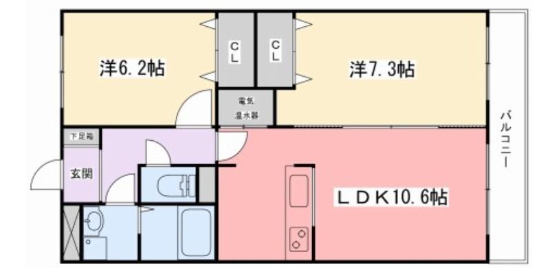 【インタービレッジ城北の間取り】