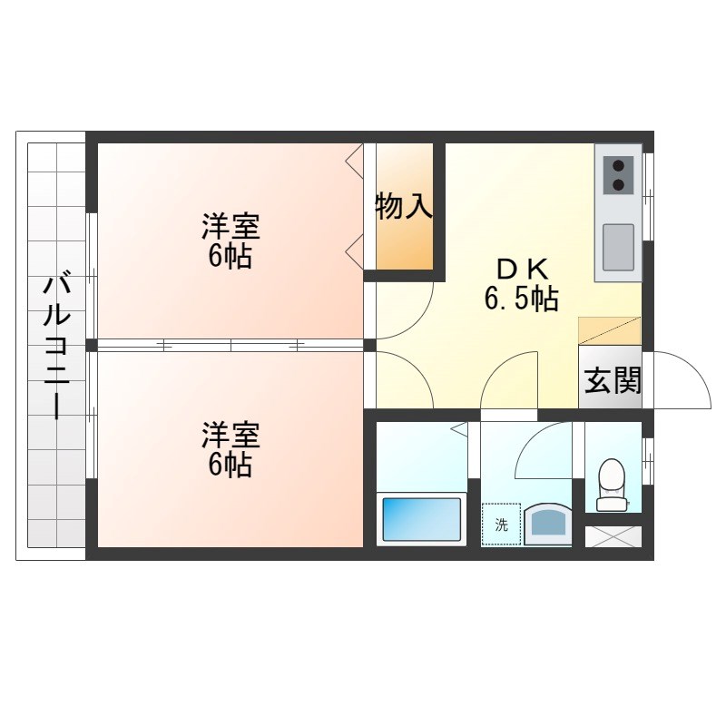 コーポ船橋の間取り