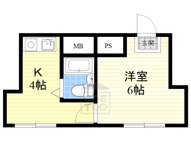 KSコート江坂東の間取り