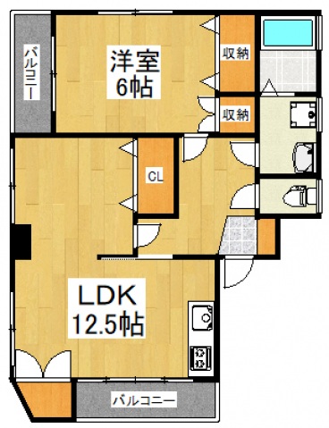 ソワニエマンションの間取り