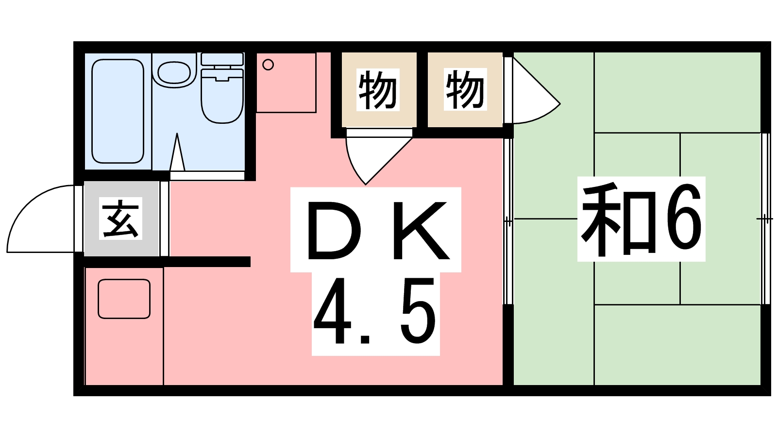 ユニハイツ田村IIの間取り