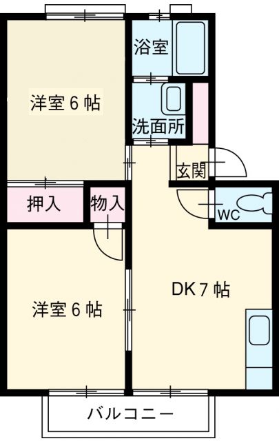 エタニティーｐａｒｔIの間取り