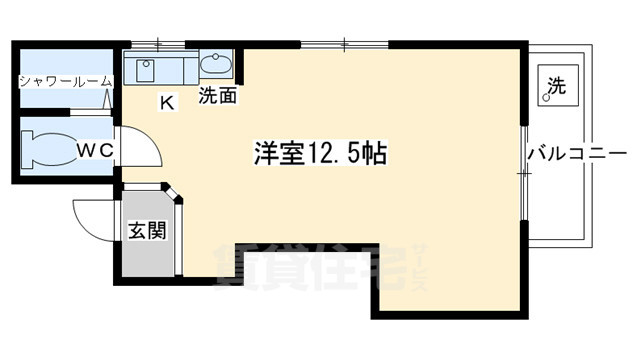 ハチセ若宮ハイツの間取り