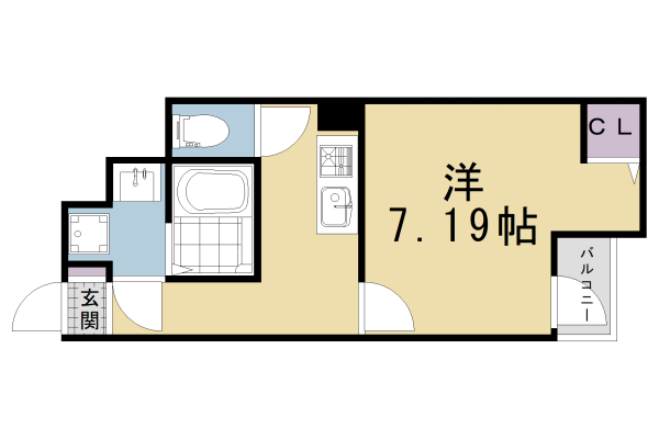 （仮称）グランデコート烏丸今出川の間取り