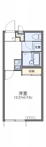 レオパレスアルテスの間取り