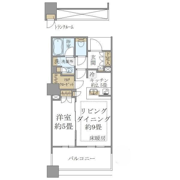 江東区有明のマンションの間取り