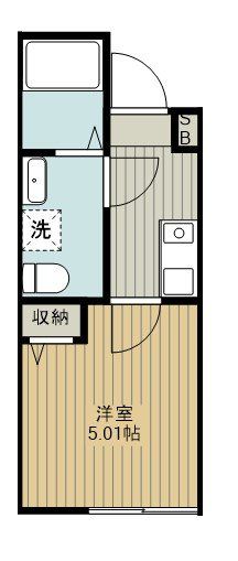 東村山市野口町のアパートの間取り