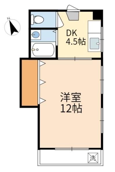 稲城市押立のマンションの間取り