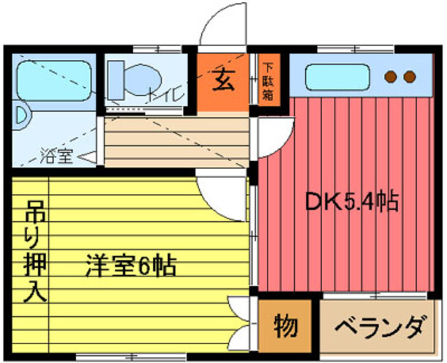 ブルーメカナスギ2号棟の間取り