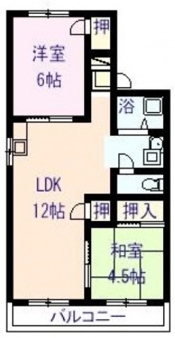 ファミール武田の間取り