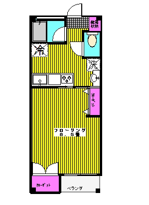 アビターレ草薙の間取り