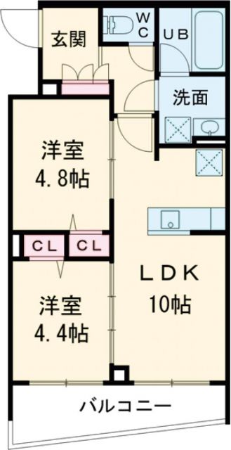 S-RESIDENCE高井戸EASTの間取り