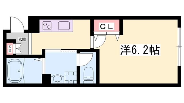 リープラス御着駅前の間取り