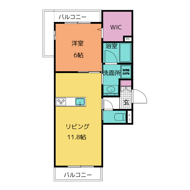 フロレゾン桜良の間取り