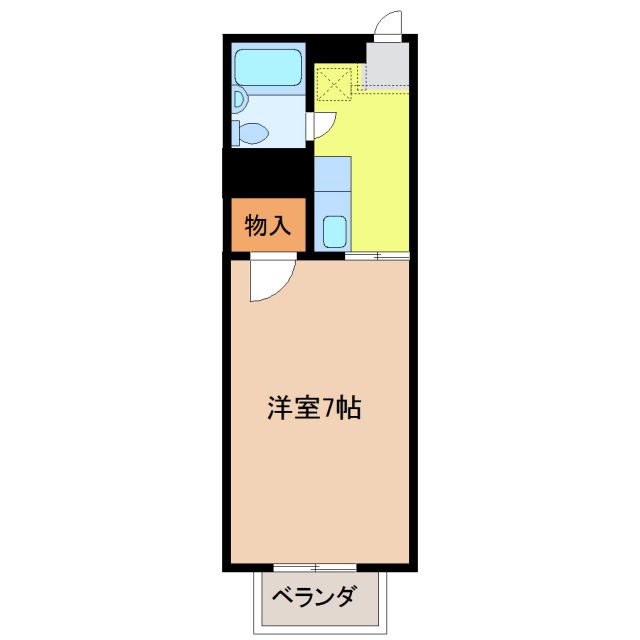 長久手市上川原のアパートの間取り