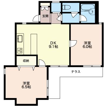 ベルエール学園の間取り