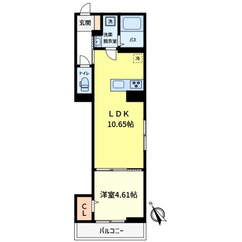 グラナーデ新宿の間取り