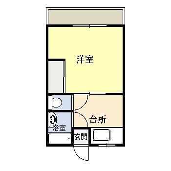 アルカコンネ成富の間取り