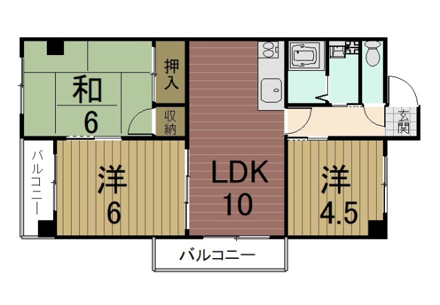 ヌーベル上花山の間取り