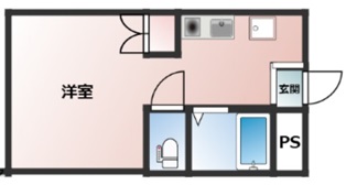 姫西ハイツの間取り