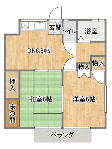 SSハイツ　郷ケ丘の間取り