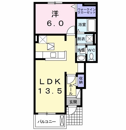メゾンプラシードの間取り