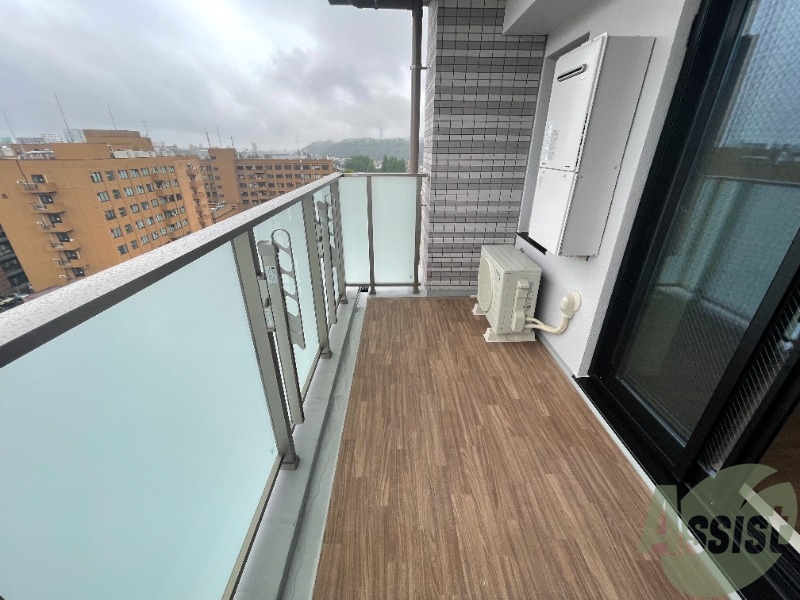 バルコニー　バルコニーを撮影しました。広々としていますね。