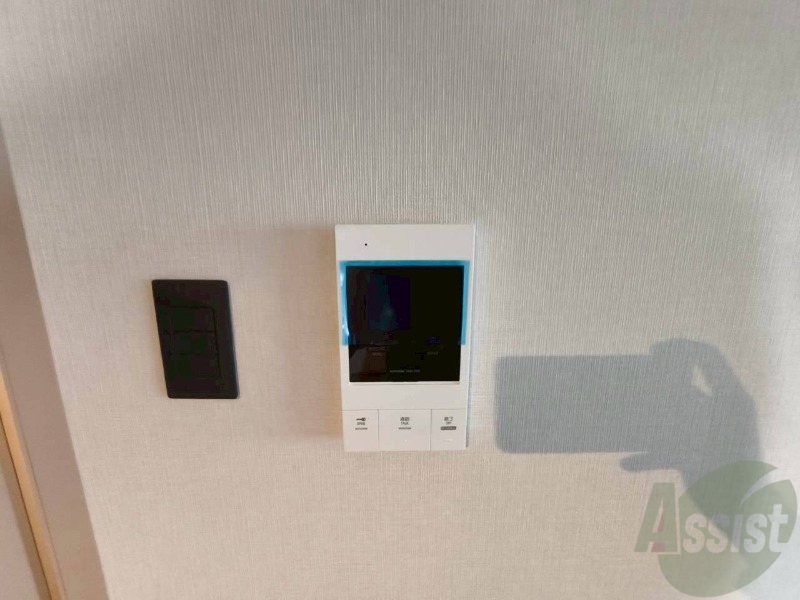 セキュリティ　モニタ付インターホンでセキュリティ面も安心です。