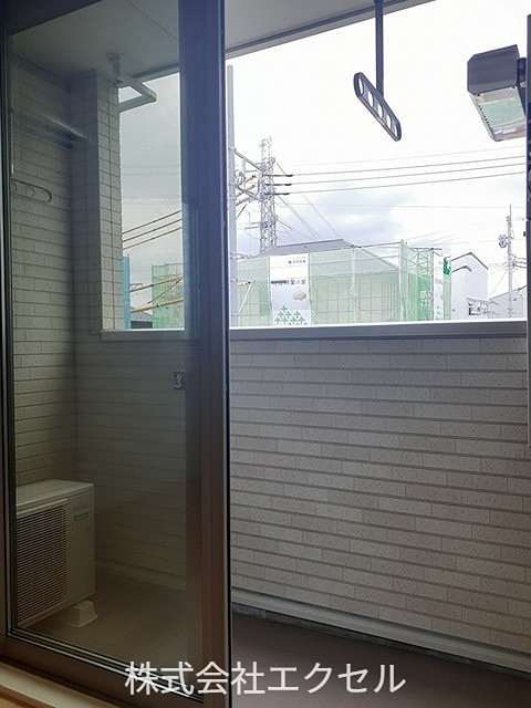 バルコニー　風通しがいいです。