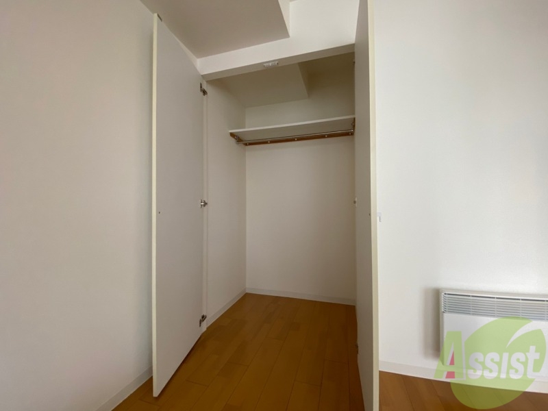 収納　クローゼットがありました。お洋服や荷物はここへ