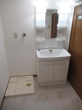 ハイツ山口　洗面設備　洗髪洗面化粧台