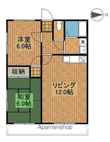 サーティナイン寺原の間取り写真