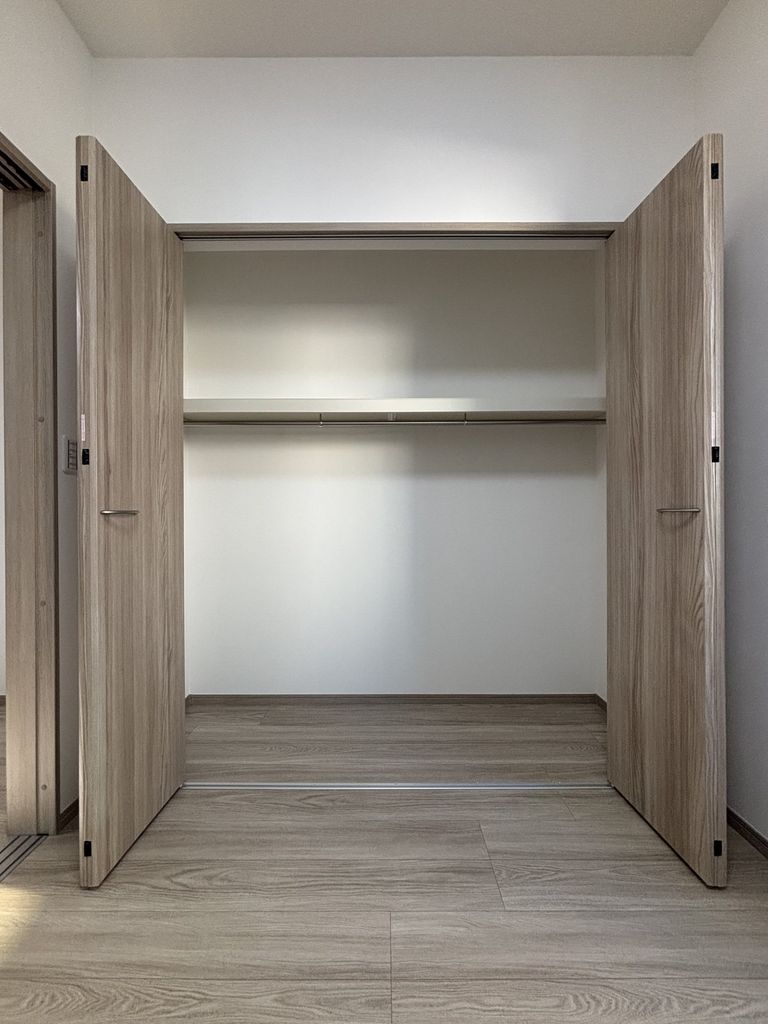 収納　※建築中（代表タイプ）の写真です