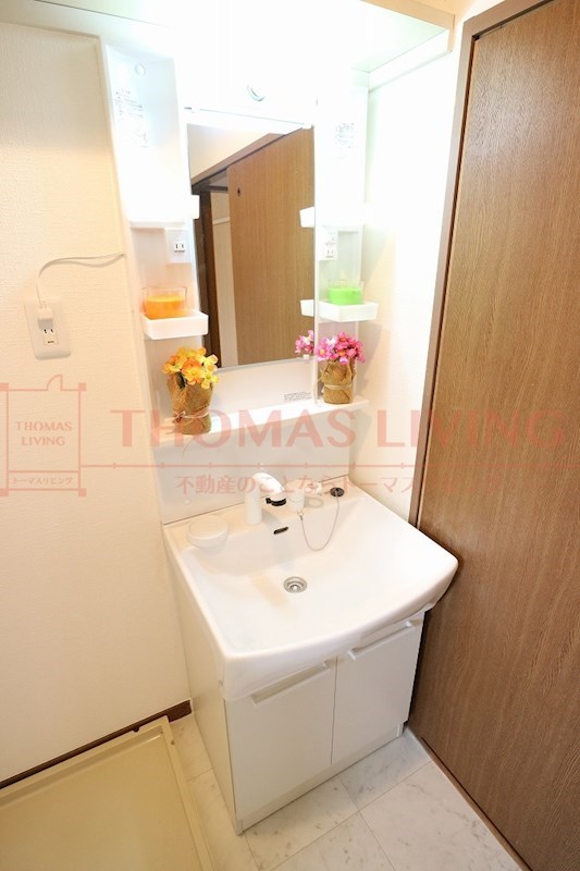 洗面設備　写真はモデルルームです。