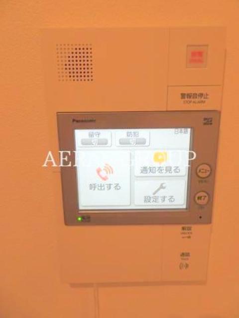セキュリティ　モニターつきインターホン