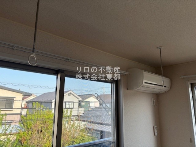 その他設備　室内物干し用金具付！日中の外出や雨の日のお洗濯に便利☆