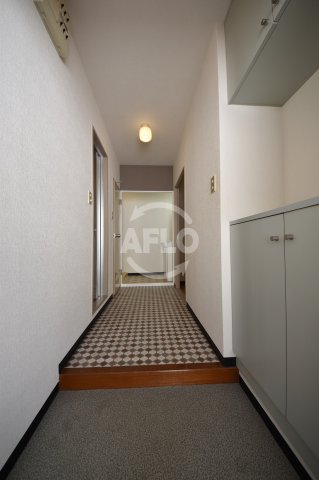 玄関　フラッツ江戸堀　玄関スペース