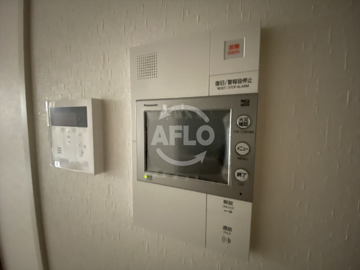 セキュリティ　ミラージュパレス谷町ブライト　TVモニター付きインターホン