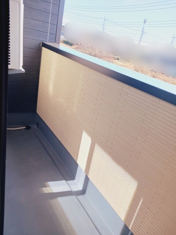 バルコニー　図面と現状に相違がある場合には現状を優先