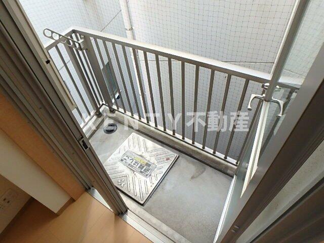 バルコニー　広々としたバルコニーです