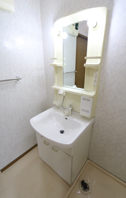 洗面設備　☆忙しい朝に便利なシャワー付独立洗面台☆