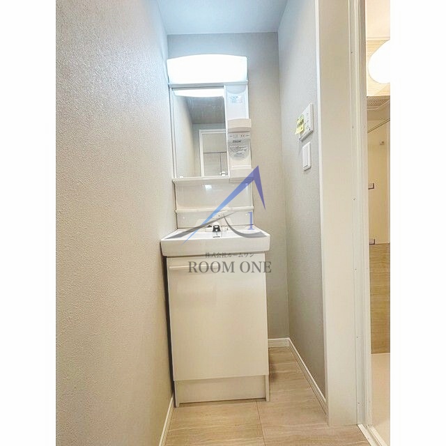 洗面設備　洗面台です。